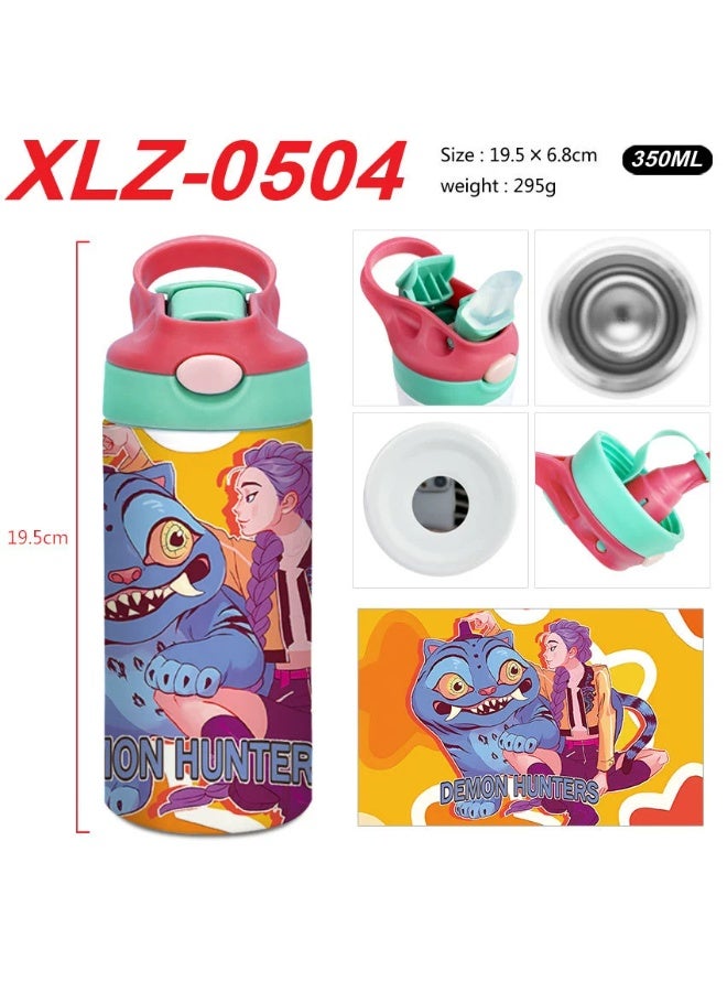 K-Pop Demon-Hunting Girl Group Student High Beauty Level Creative Stainless Steel Four-Color Thermal Cup Water Bottle